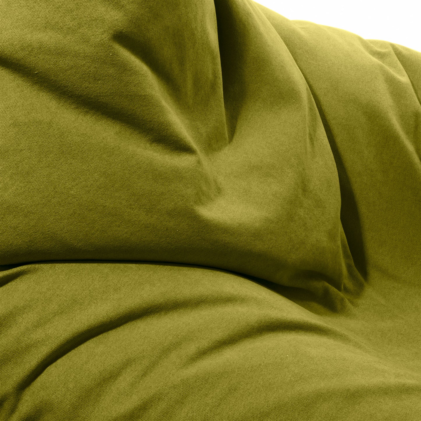Kleope - Pouf grande a forma di triangolo in tessuto antimacchia Tiffany per interno Dim: 140x175 cm