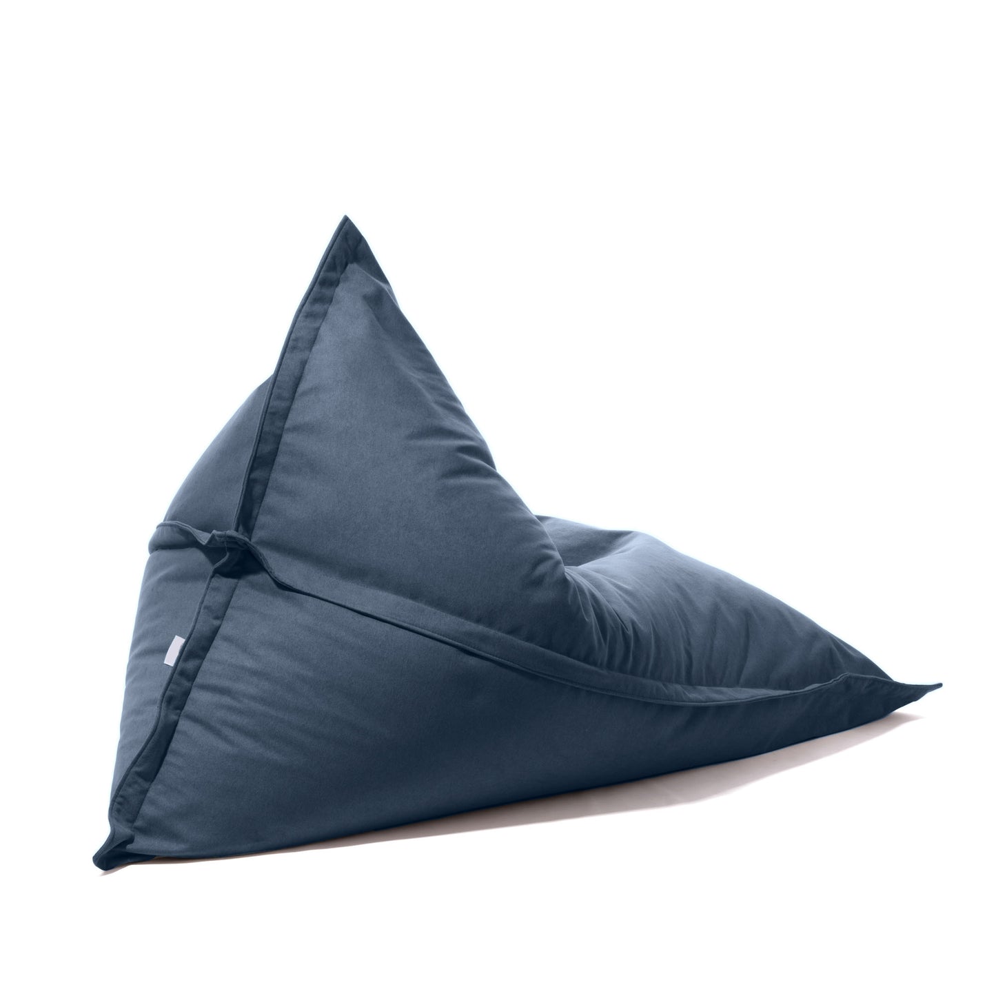 Kleope - Pouf grande a forma di triangolo in tessuto antimacchia Tiffany per interno Dim: 140x175 cm