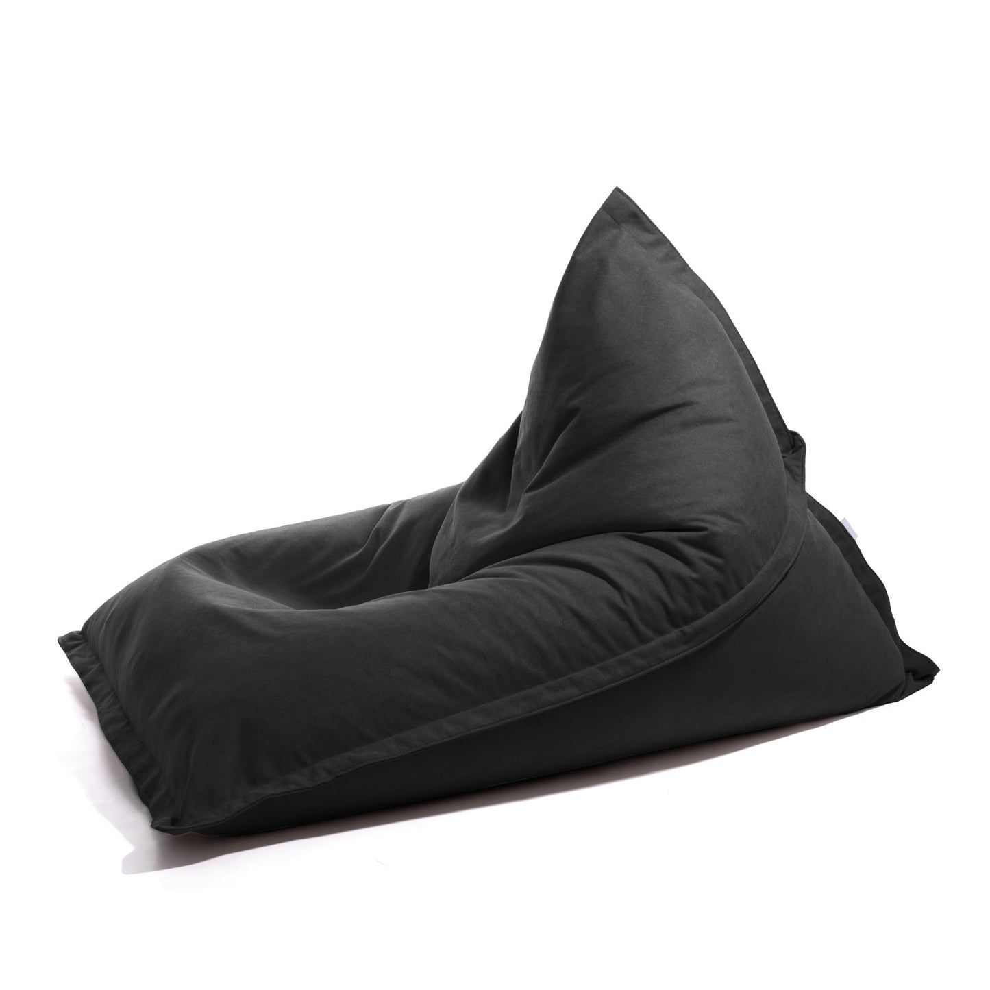 Kleope - Pouf grande a forma di triangolo in tessuto antimacchia Tiffany per interno Dim: 140x175 cm