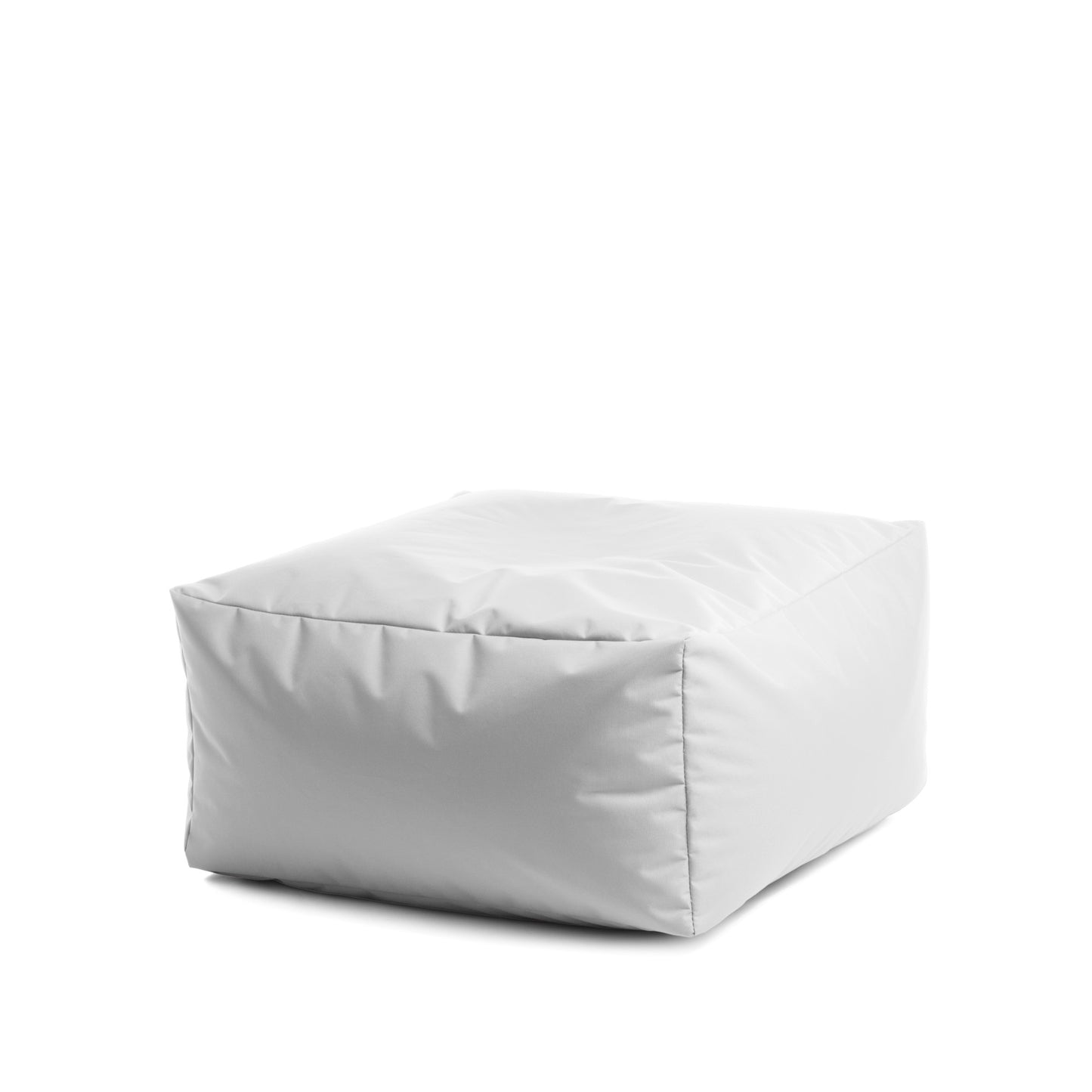 Softh Math Med- Pouf Poltrona Poggiapiedi in Tessuto Wave per esterno Dim: 70 x 70 x h 45 cm