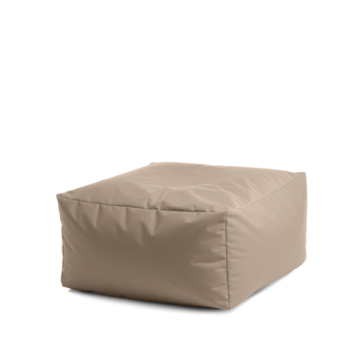 Softh Math Med- Pouf Poltrona Poggiapiedi in Tessuto Wave per esterno Dim: 70 x 70 x h 45 cm