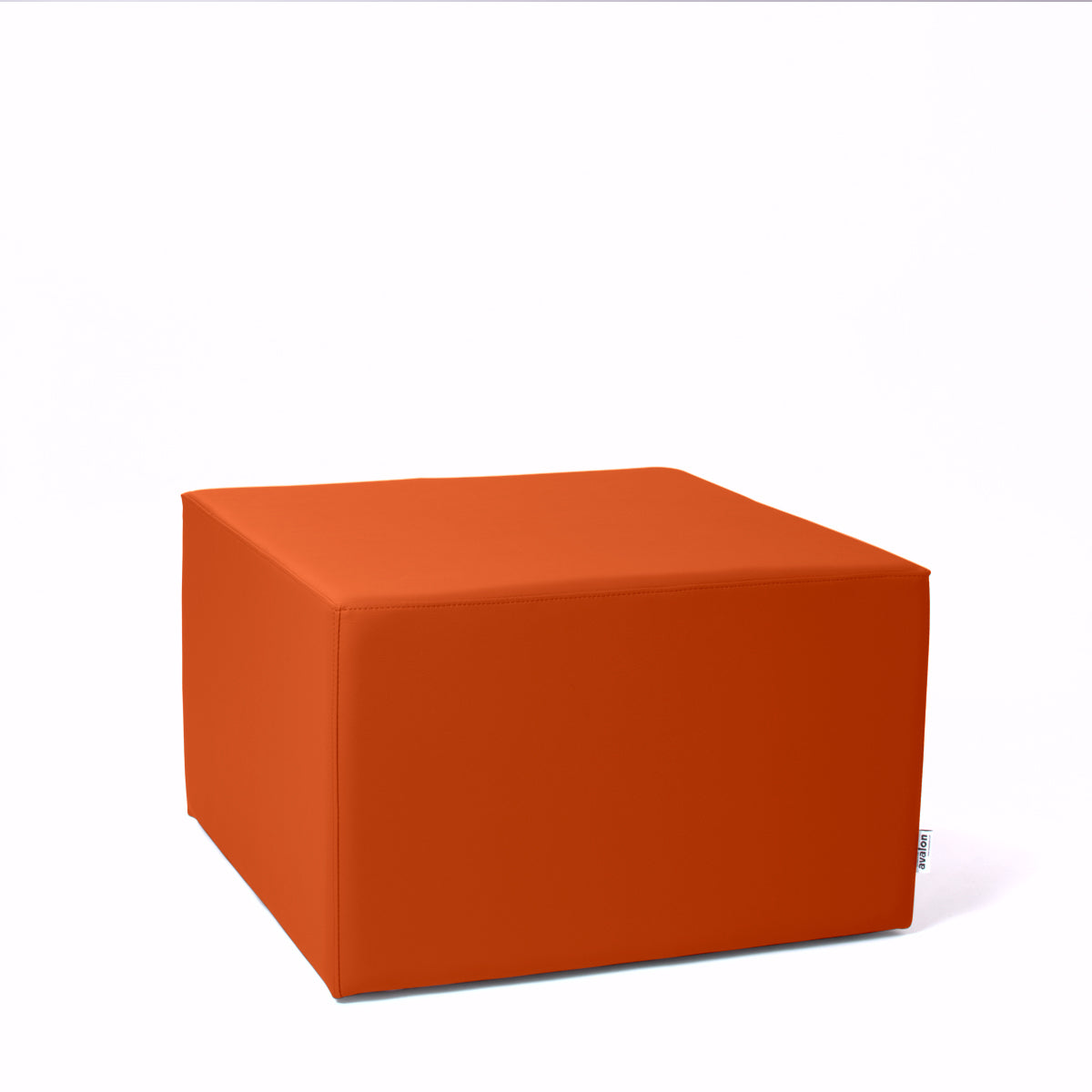 Math Med - Pouf Poltrona Poggiapiedi in Tessuto Eko per interno ed esterno Dim: 70 x 70 x h 43 cm