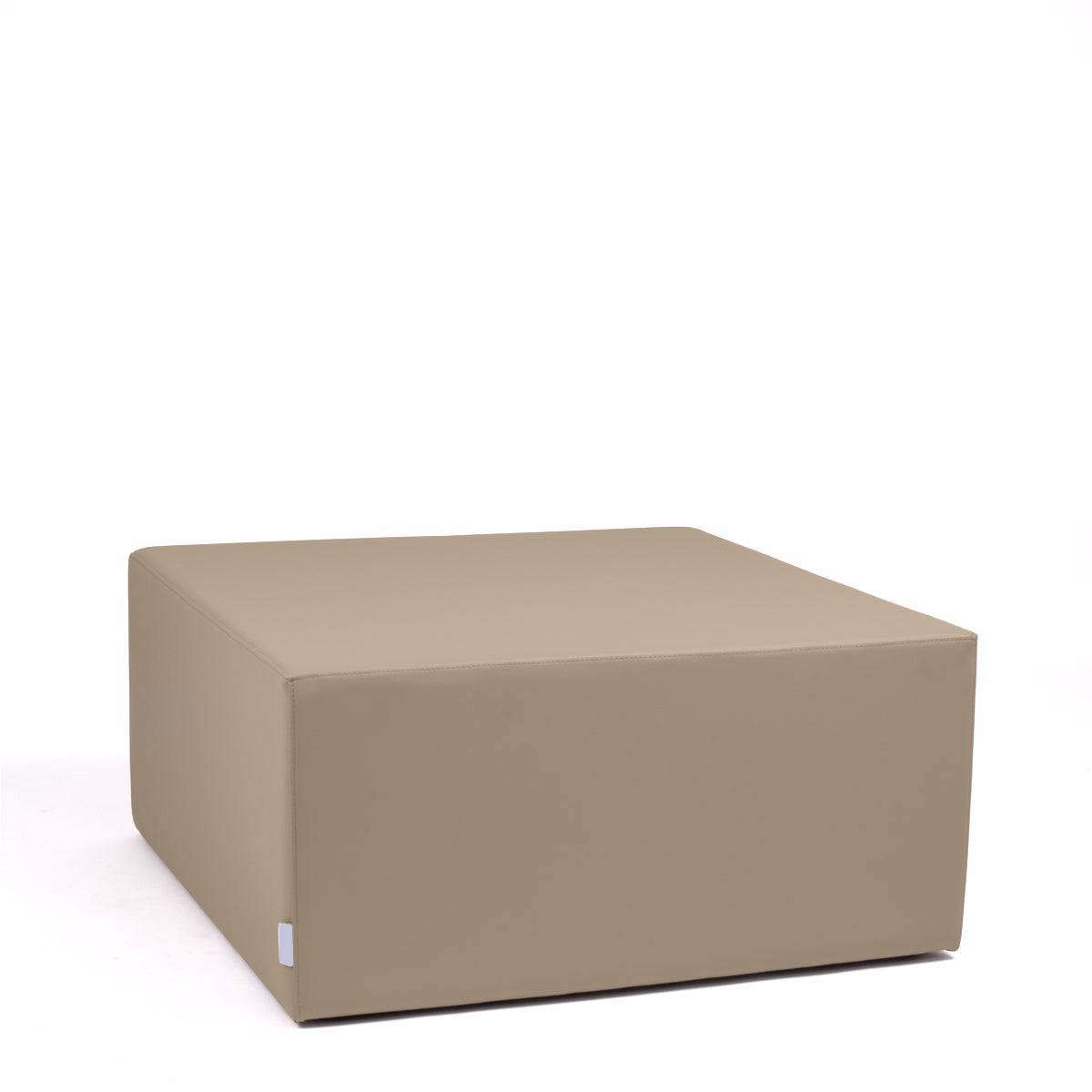 Math Big - Pouf Poltrona Poggiapiedi in Tessuto Eko per interno ed esterno Dim: 90 x 90 x h 43 cm