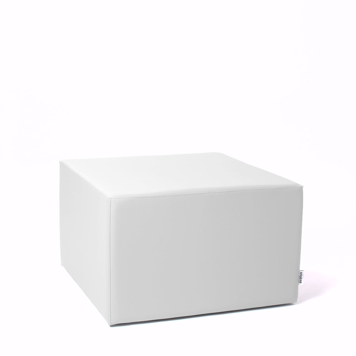 Math Med - Pouf Poltrona Poggiapiedi in Tessuto Eko per interno ed esterno Dim: 70 x 70 x h 43 cm