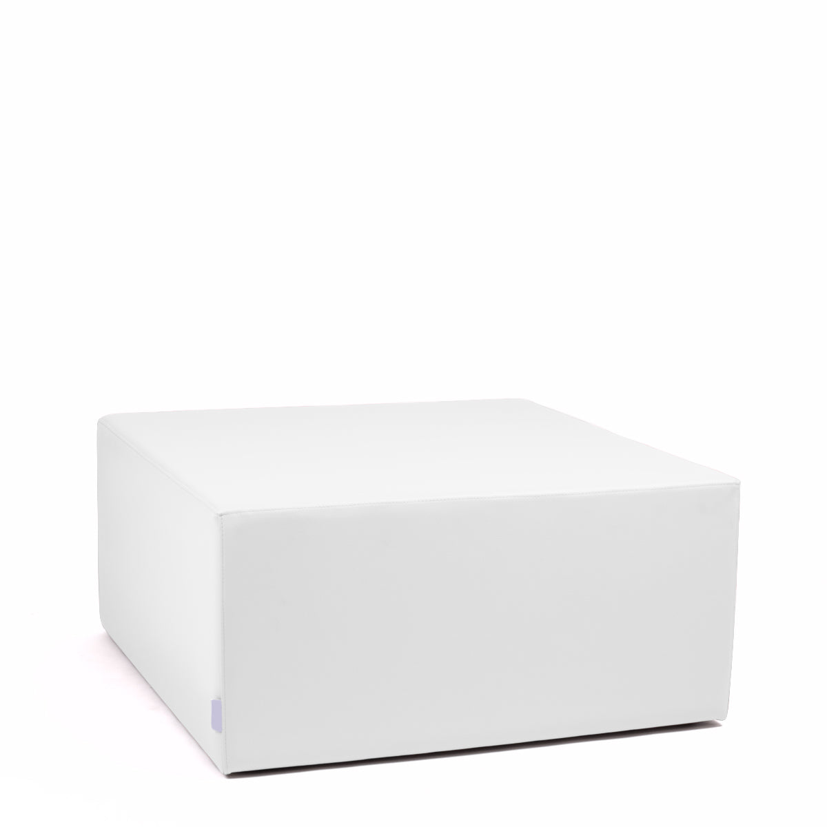 Math Big - Pouf Poltrona Poggiapiedi in Tessuto Eko per interno ed esterno Dim: 90 x 90 x h 43 cm