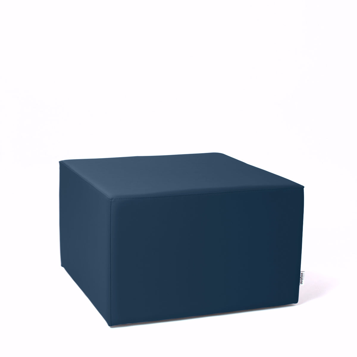 Math Med - Pouf Poltrona Poggiapiedi in Tessuto Eko per interno ed esterno Dim: 70 x 70 x h 43 cm