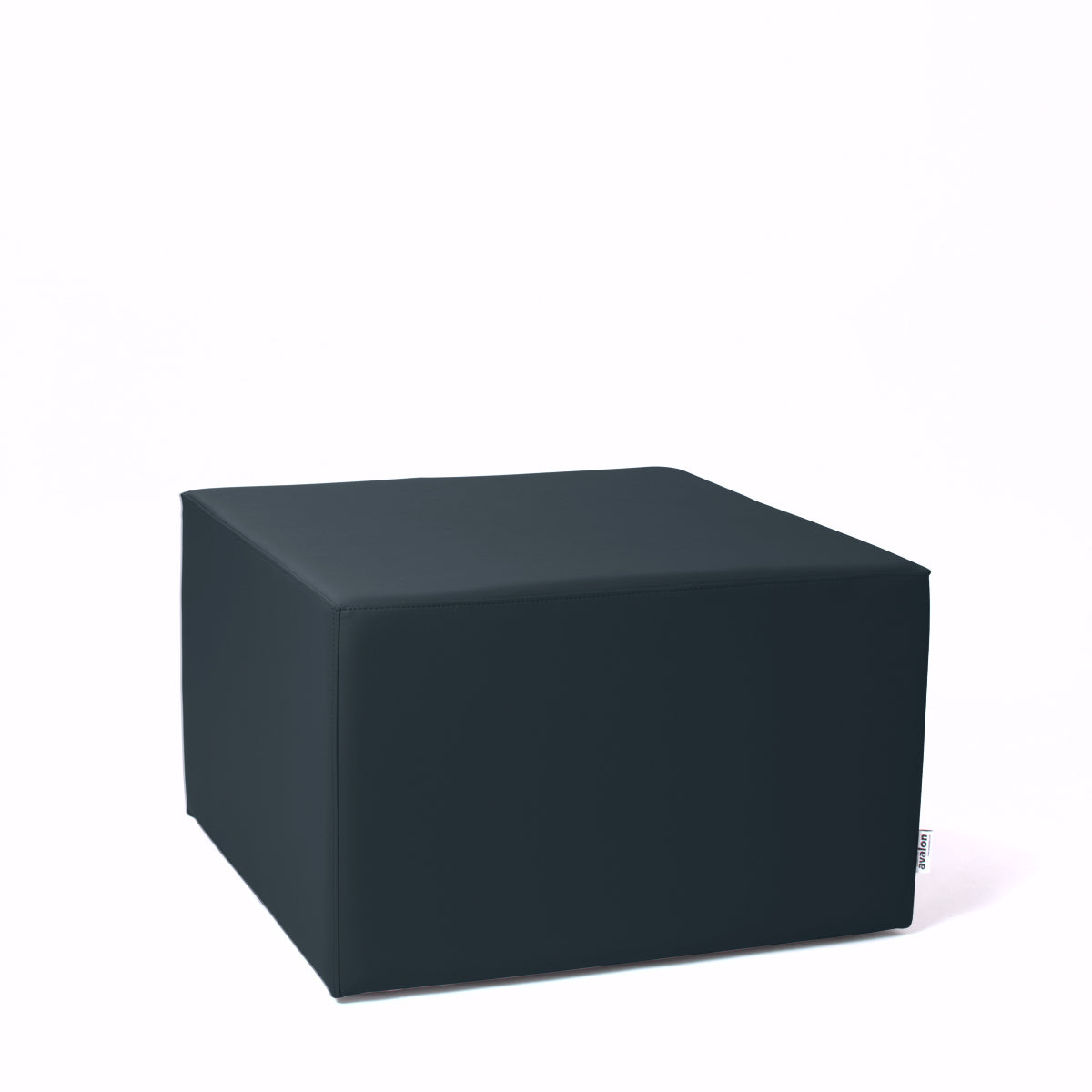 Math Med - Pouf Poltrona Poggiapiedi in Tessuto Eko per interno ed esterno Dim: 70 x 70 x h 43 cm