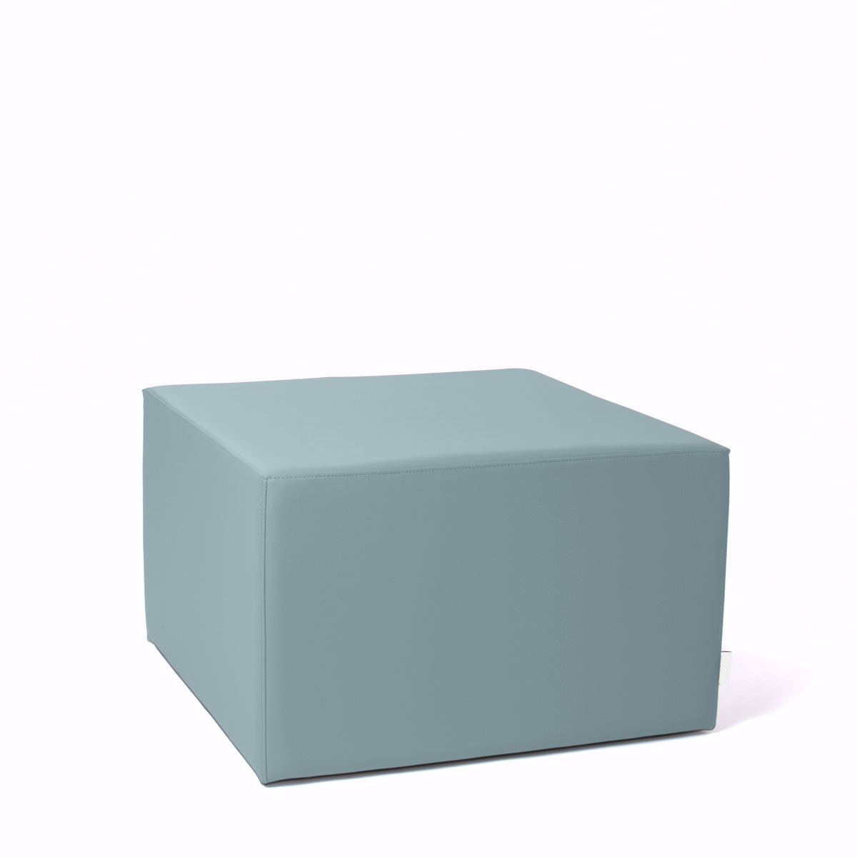 Math Med - Pouf Poltrona Poggiapiedi in Tessuto Eko per interno ed esterno Dim: 70 x 70 x h 43 cm