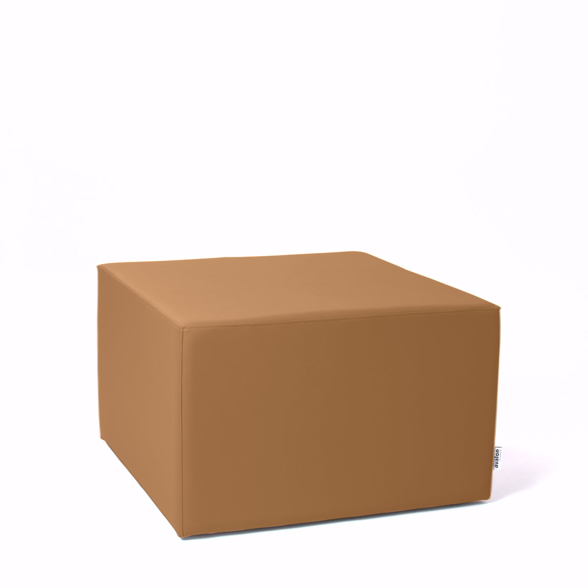 Math Med - Pouf Poltrona Poggiapiedi in Tessuto Eko per interno ed esterno Dim: 70 x 70 x h 43 cm