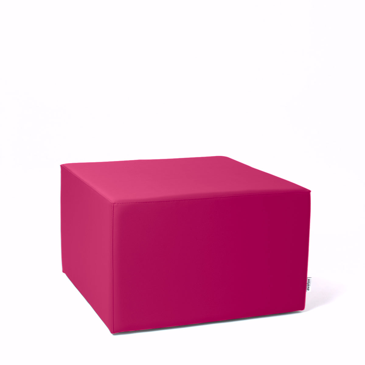Math Med - Pouf Poltrona Poggiapiedi in Tessuto Eko per interno ed esterno Dim: 70 x 70 x h 43 cm
