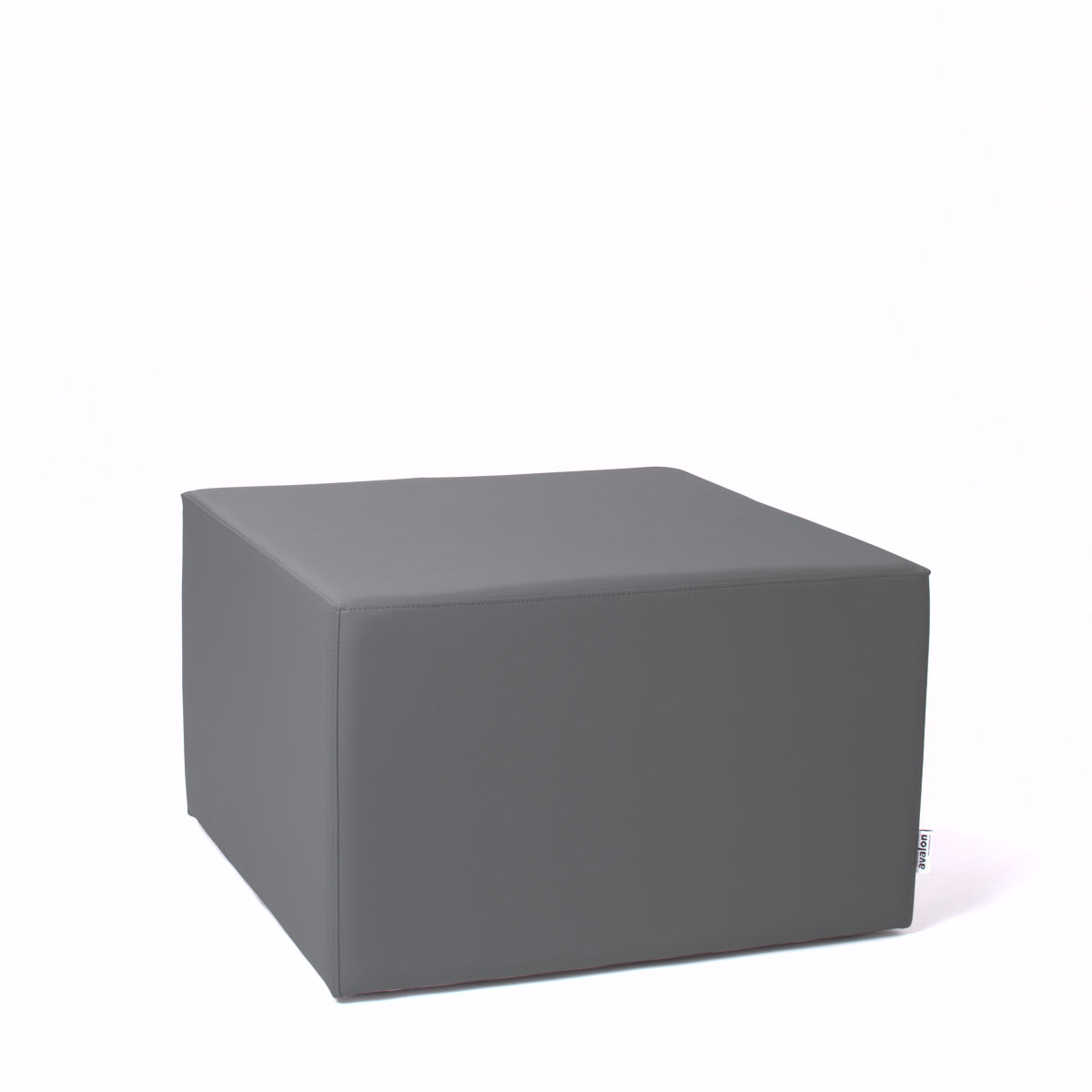 Math Med - Pouf Poltrona Poggiapiedi in Tessuto Eko per interno ed esterno Dim: 70 x 70 x h 43 cm