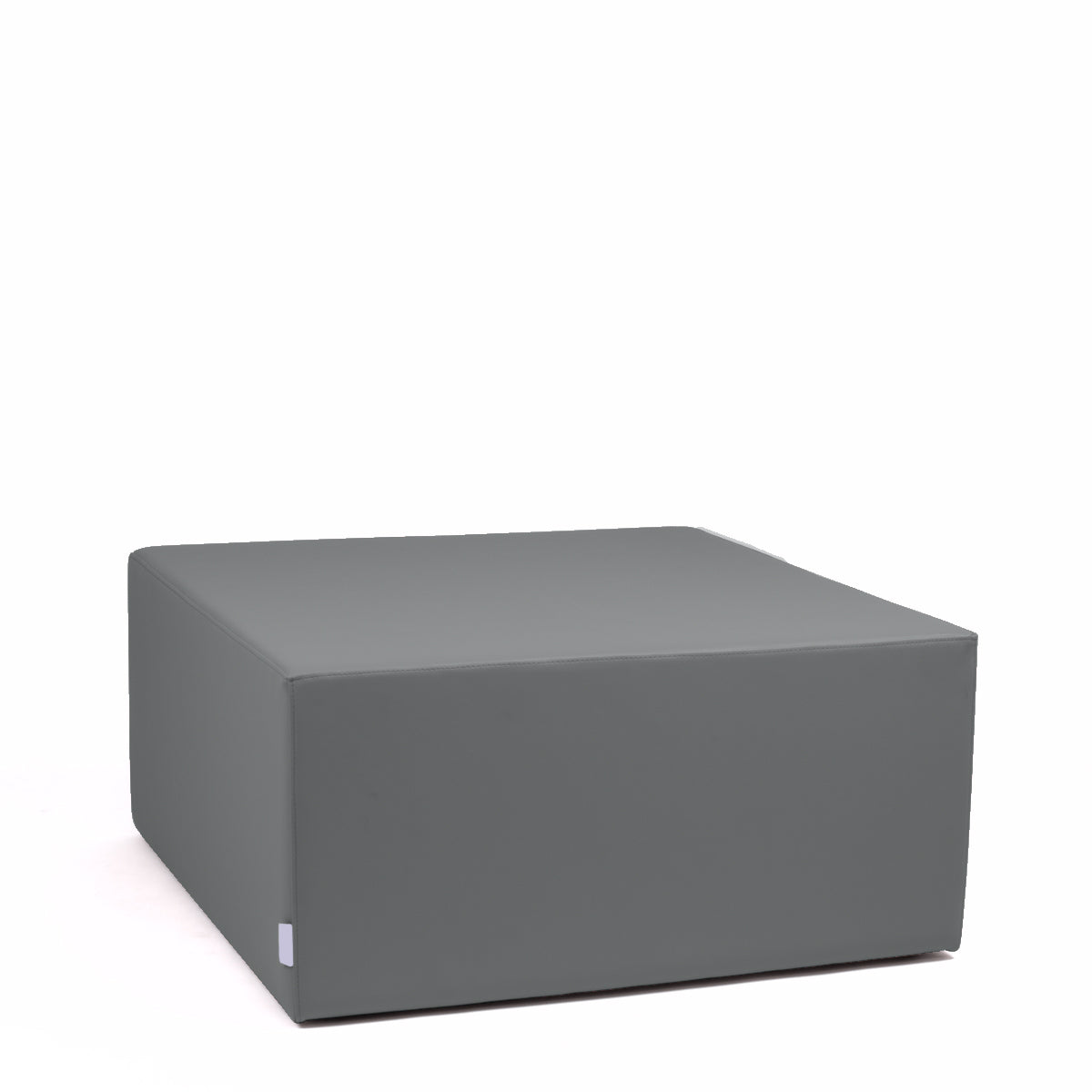 Math Big - Pouf Poltrona Poggiapiedi in Tessuto Eko per interno ed esterno Dim: 90 x 90 x h 43 cm