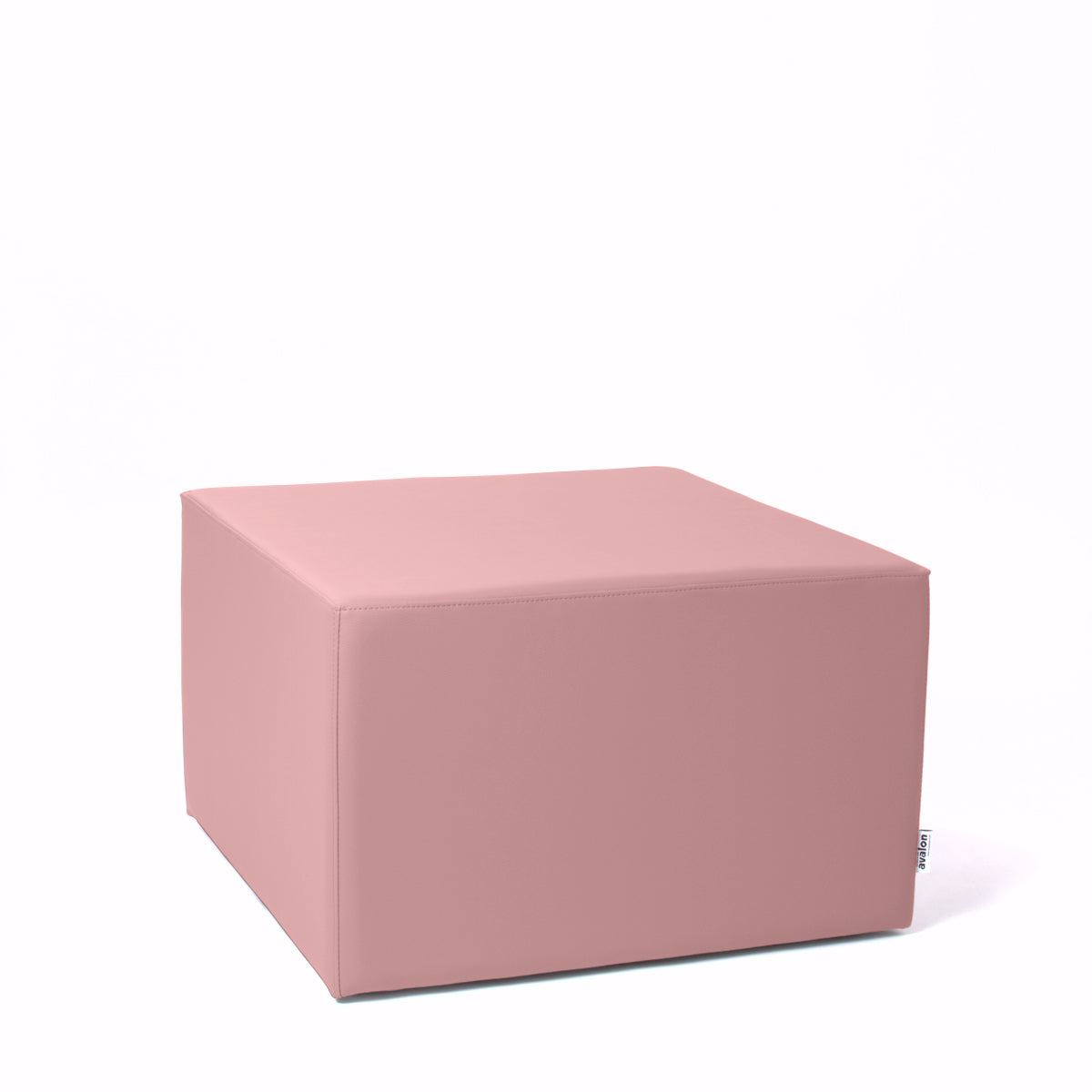 Math Med - Pouf Poltrona Poggiapiedi in Tessuto Eko per interno ed esterno Dim: 70 x 70 x h 43 cm