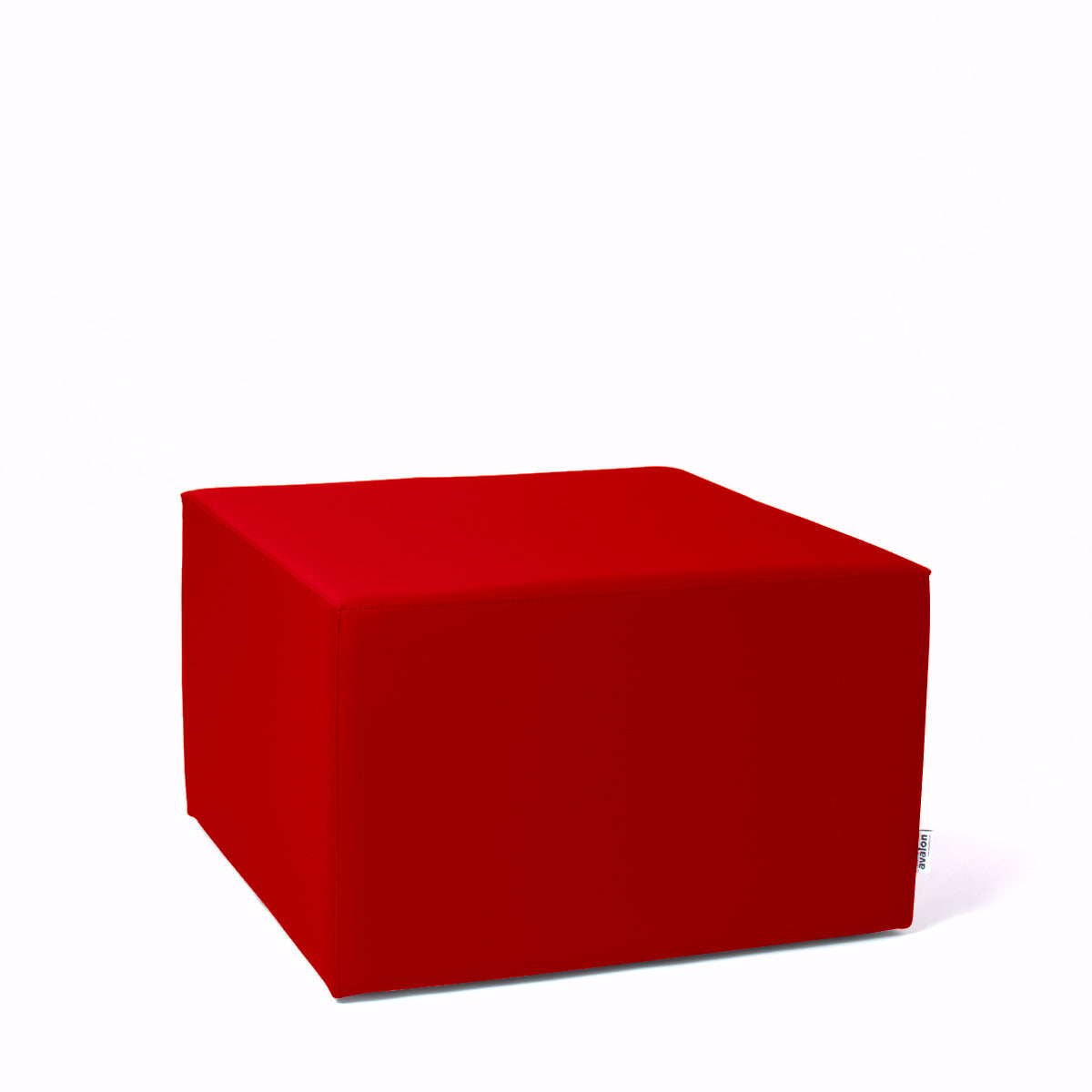 Math Med - Pouf Poltrona Poggiapiedi in Tessuto Eko per interno ed esterno Dim: 70 x 70 x h 43 cm