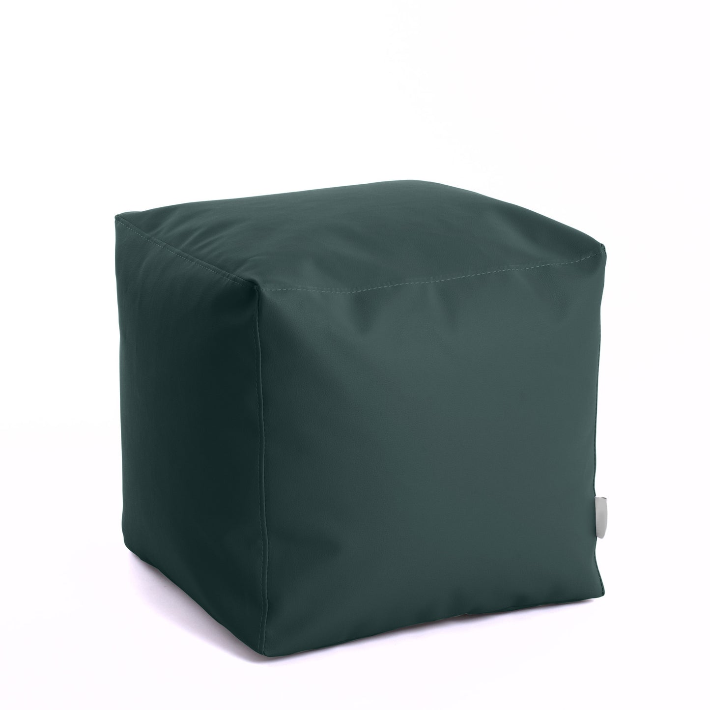 Softh Math Esse - Pouf Poltrona Poggiapiedi in Tessuto Eko per interno ed esterno Dim: 50 x 50 x h 45 cm
