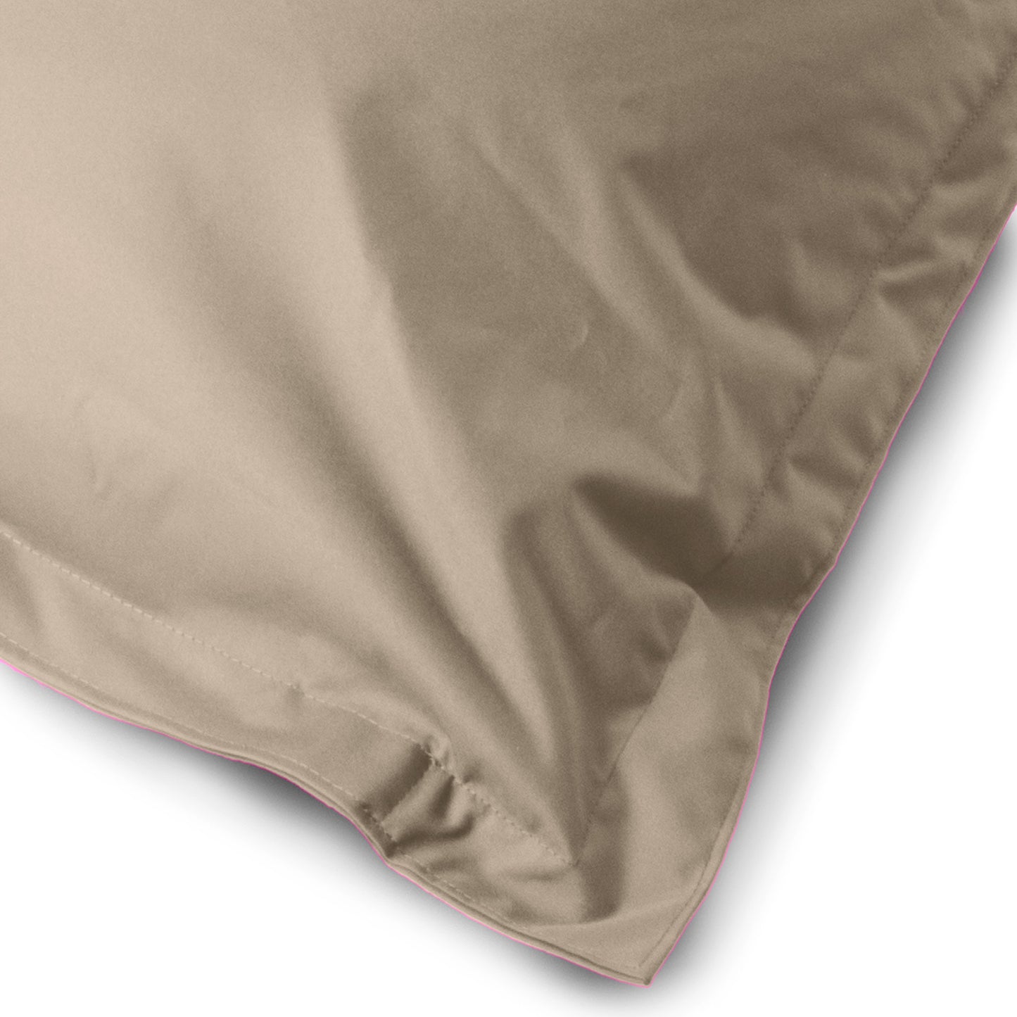 Kleope - Pouf grande a forma di triangolo in tessuto Polly per interno Dim: 140x175 cm