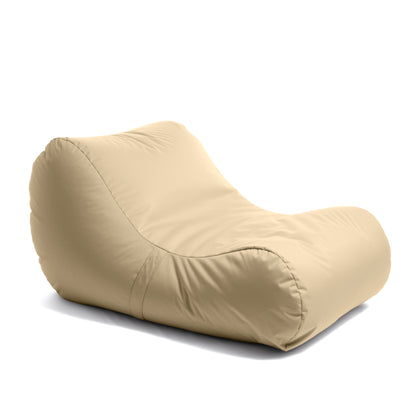 Sofy Lounge - Pouf lounge in tessuto Wave per esterno dim: 135x60x58 cm
