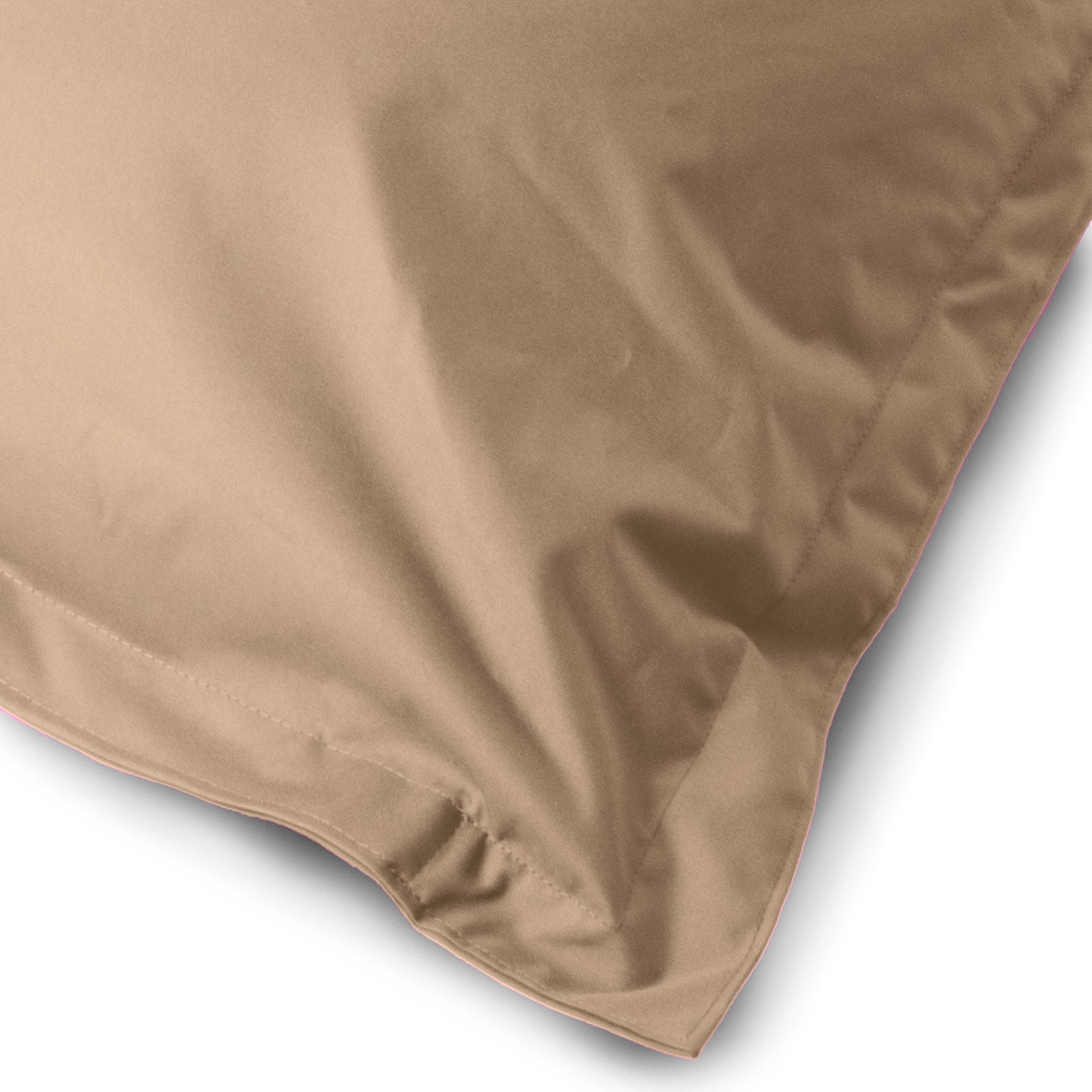 Kleope - Pouf grande a forma di triangolo in tessuto Polly per interno Dim: 140x175 cm