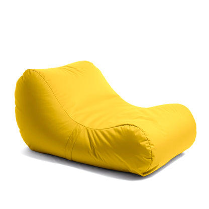 Sofy Lounge - Pouf lounge in tessuto Wave per esterno dim: 135x60x58 cm