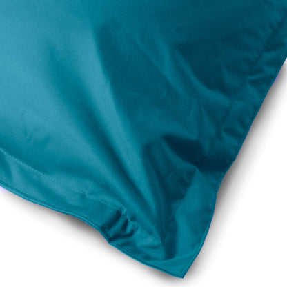 Kleope - Pouf grande a forma di triangolo in tessuto Polly per interno Dim: 140x175 cm