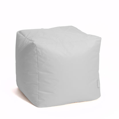 Softh Math Esse - Pouf Poltrona Poggiapiedi in Tessuto Polly per interno Dim: 50 x 50 x h 45 cm