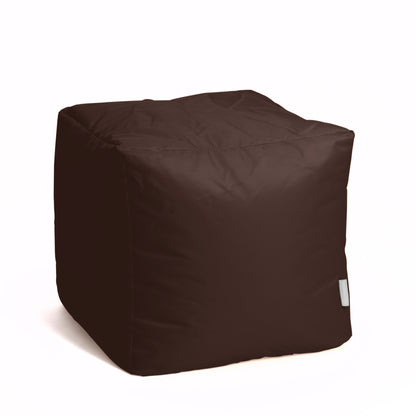 Softh Math Esse - Pouf Poltrona Poggiapiedi in Tessuto Polly per interno Dim: 50 x 50 x h 45 cm
