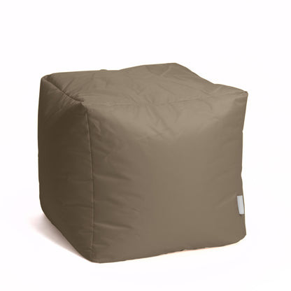 Softh Math Esse - Pouf Poltrona Poggiapiedi in Tessuto Polly per interno Dim: 50 x 50 x h 45 cm