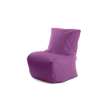 Clarissa - Pouf Poltrona Media in Tessuto Polly per interno Dim: 40 x 45 cm h 50 cm